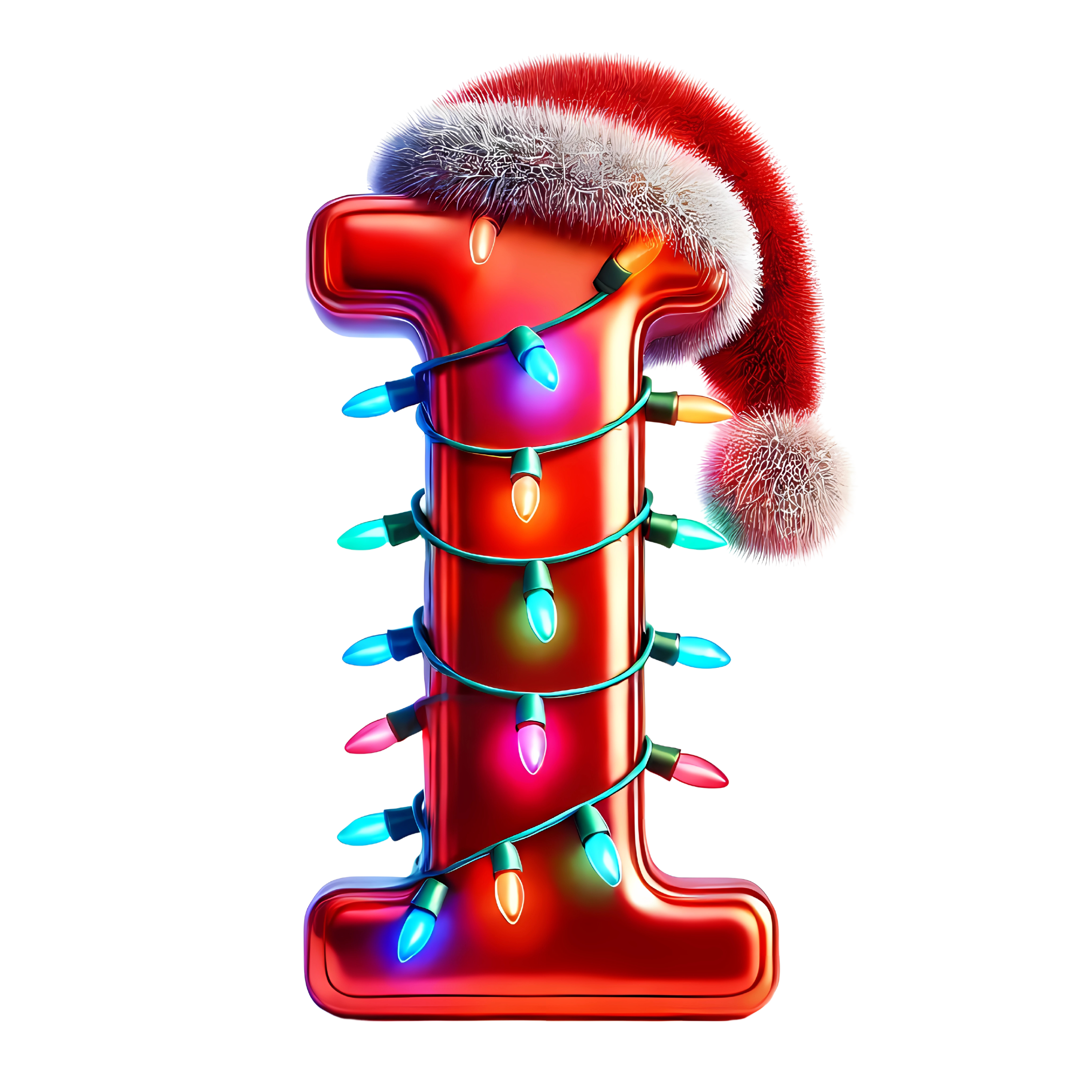 Motive " Christmas BUCHSTABEN Rot " Buchstaben Auswahl für Druck